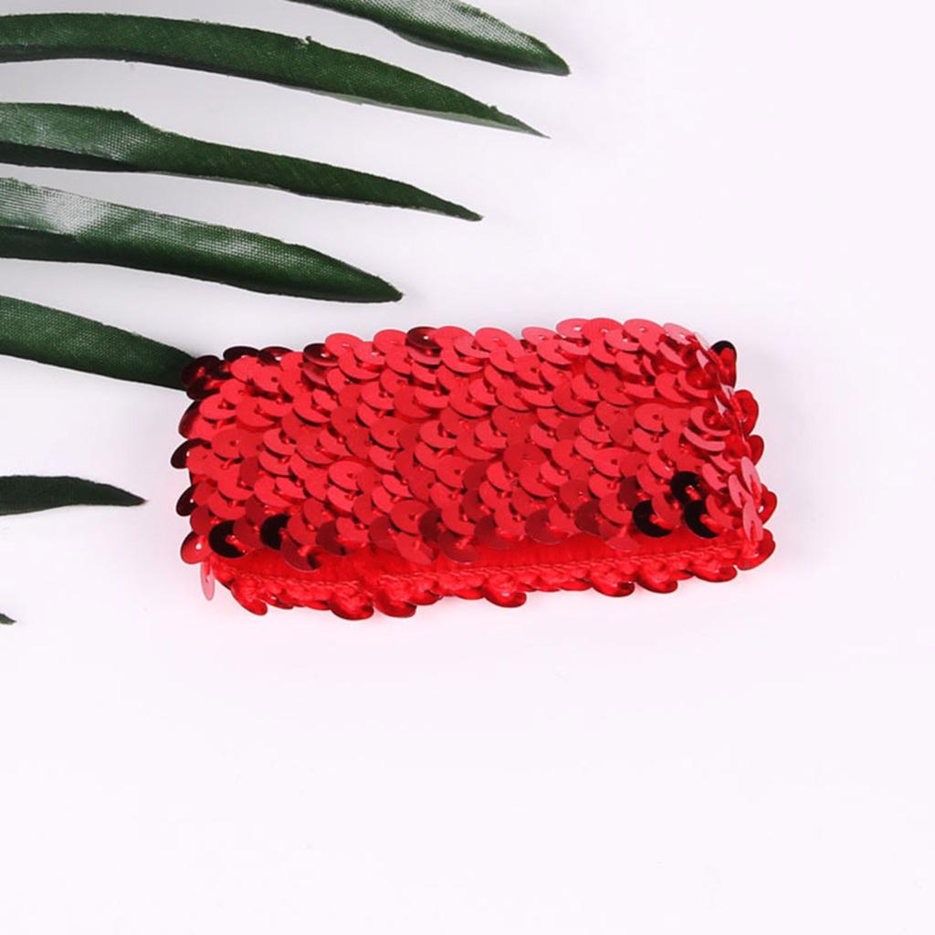 Popular Fingerless Cuffs Sequined Oversleeves Elastic Arm Sleeves Wrist Cuffs Cover for Dancing Event Dressingup