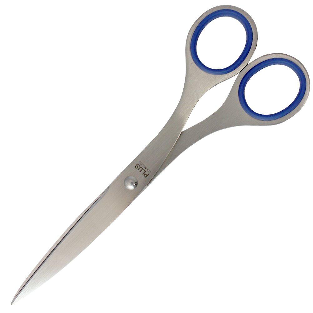 

Ножницы Plus Scissors из нержавеющей стали, длина лезвия 69 мм, № 165 BL, синие 34-724
