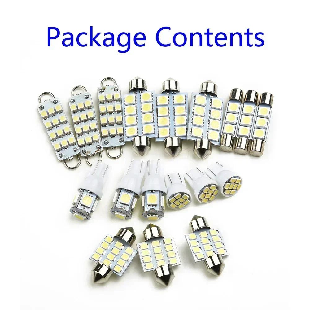 Hot Sale 18x White Interior LED Lights Package Kit For 1999-2004 For Jeep Grand Cherokee WJ Car Accessories 100% High Quality