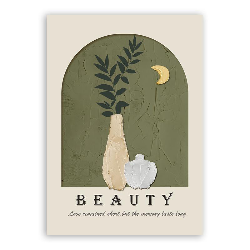 Vintage Bohemian Floral Canvas Painting Minimalistic Flower Market Posters and Print Pictures Living Room Wall Art Home Decor