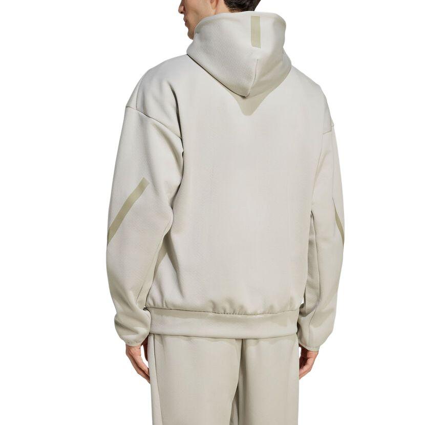 Adidas Z.N.E Jackets Men's Ecru Hooded Moderate Other JW4720