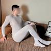 Large Size Velvet Super Soft 120D Men'S Sexy Jumpsuit One-Piece Stockings Onesie All-Inclusive Stockings Female Couple