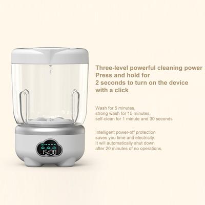 Small Washing Machine 1.6L Rechargeable Underwear Washer Panty Washing Machine For Socks Delicate Fabrics Towels Laundry