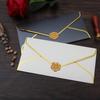 10Pcs Golden Border Envelope V Flap Quick Seal Vintage Luxury Office Check Letter Mailing Birthday Greeting Graduation Wedding Invitation