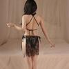 Butterfly Rain Retro Lace Cheongsam Lingerie - Plus Size See-Through Nightwear