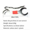 Bicycles Cassette Flywheel Removal Tool with Chain Whip Road Bike Chain Spanners For Smooth And Quick Bike Maintenance