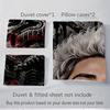 3Pcs Evil Reigns Supreme Bedding Sets For All Sizes New 3D Printed Bed Cover Comforter Duvet Cover Pillowcase Bedroom Decoration
