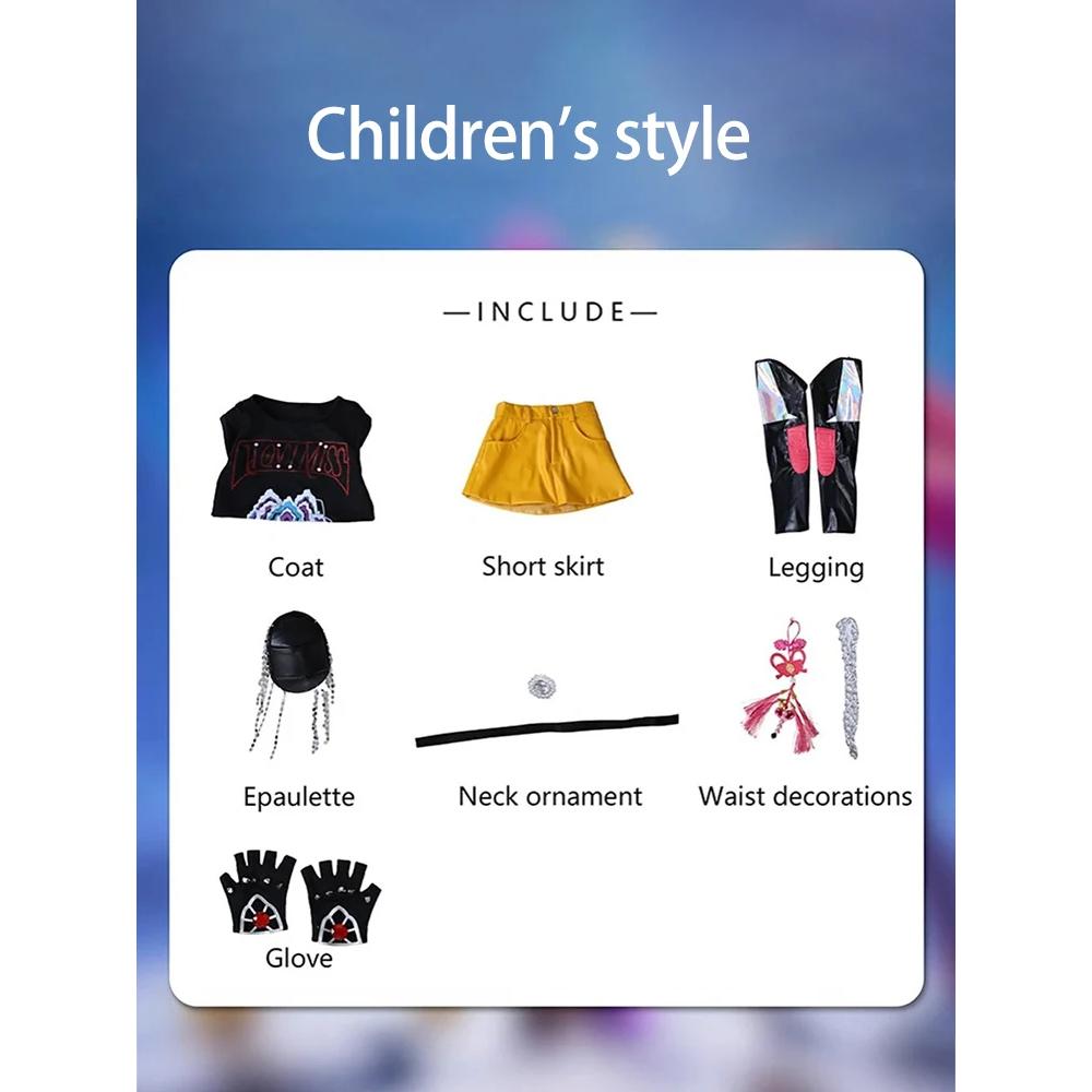 

Rumi Cosplay Halloween Costume K-Pop Demon Hunters Zoey Mira Character Major Role Play Suit 3D Prints for Stage Performance XXL&K-Pop Demon Hunters