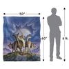 JQ Licensing Jlo Silky Wolf Pack Supersoft Blanket