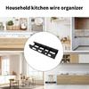 No Drilling Electronics Wire Rack Convenient Power Strips Organizer Tray Mobile Phone Charging Cable Storage Shelf