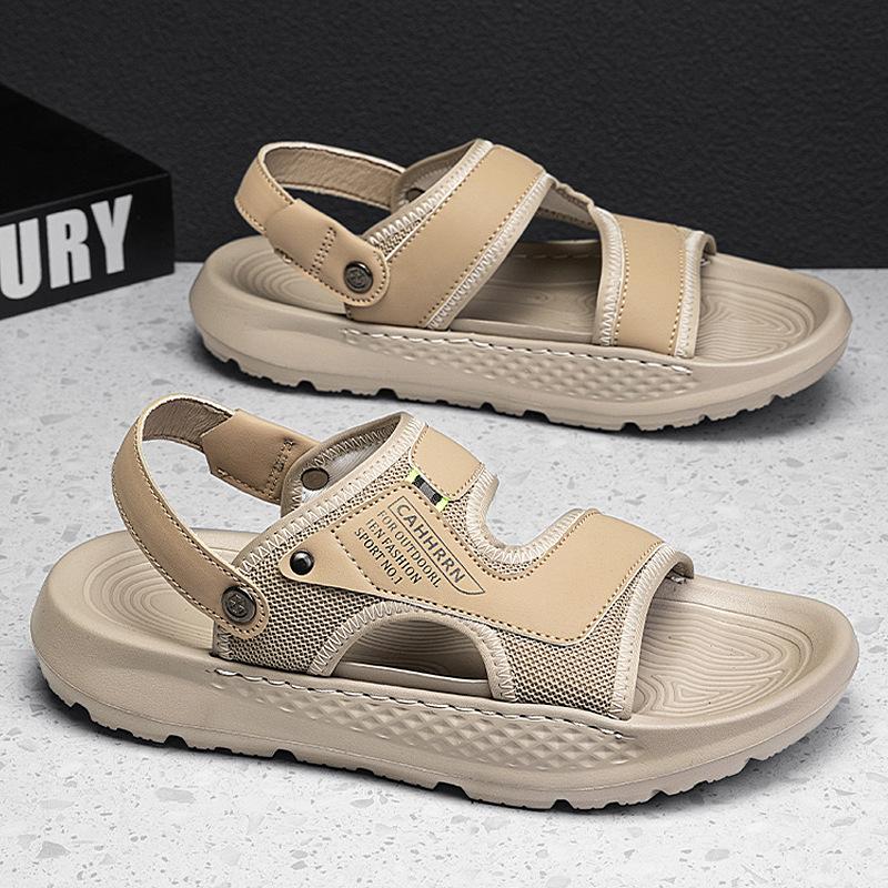 

Sandals men s summer 2025 new wear-resistant casual sports beach shoes men s versatile soft-soled cool slippers 44