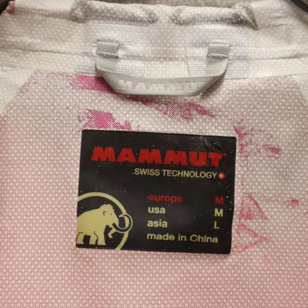 Mammut Nylon Jacket M Pink Hood Women Used