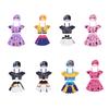 Children's Swimsuit Two Piece Set Girls Swimwear All Over Print Racerback Top