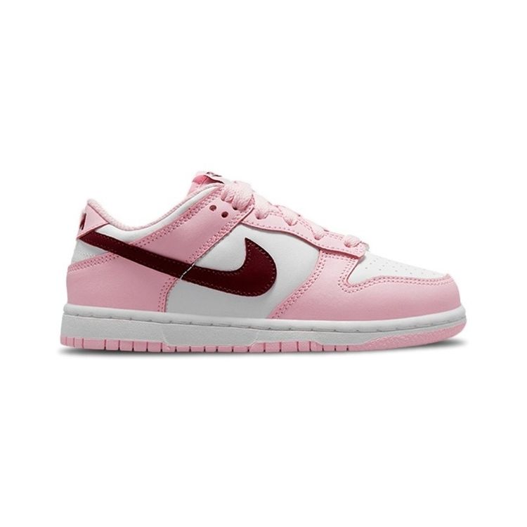 Nike Dunk Low PS San Valentino Sneakers per Bambini Rosa Rosa-Schiuma Rosso-Barbabietola CW1588-601