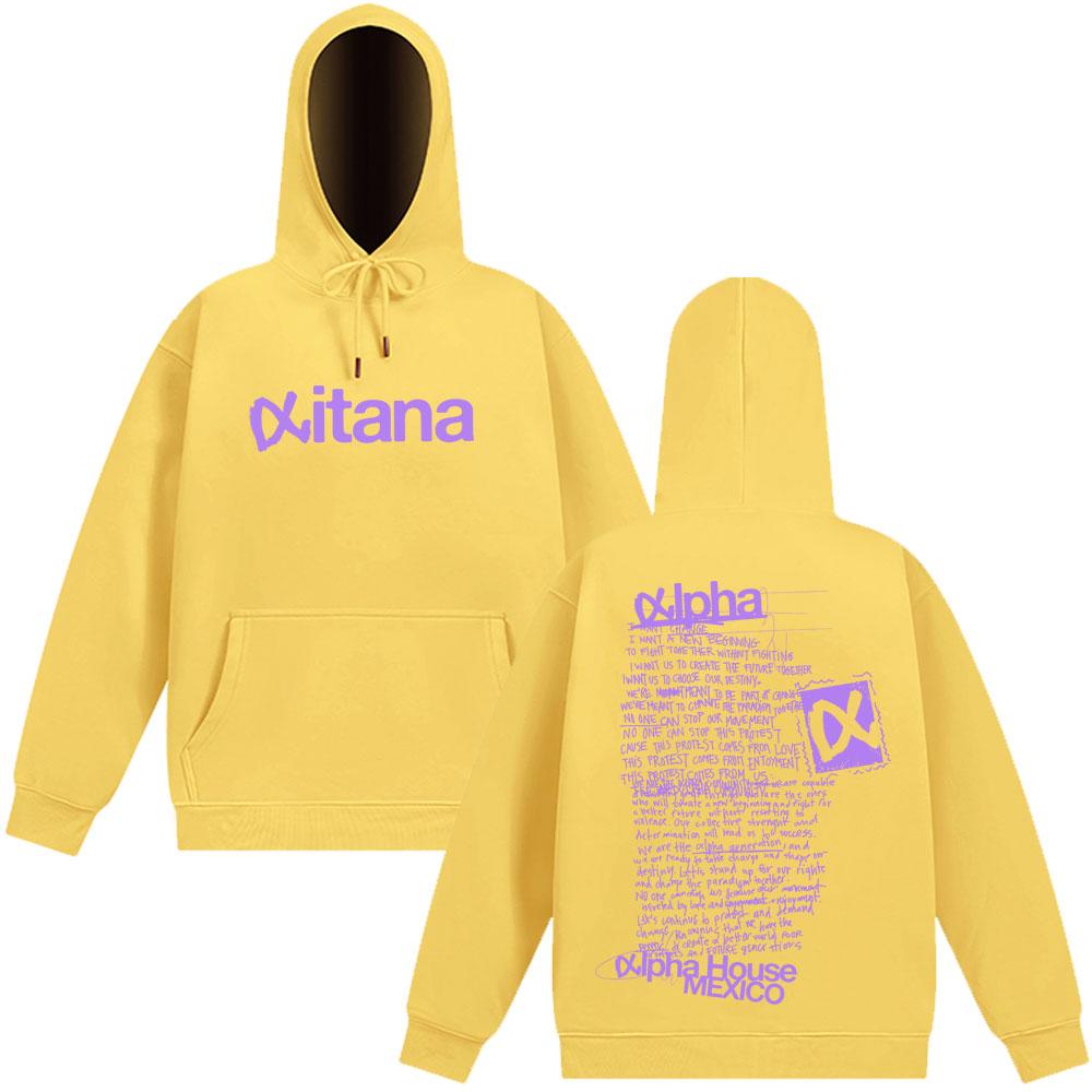 

Singer Aitana Ocana Tour Hooded sweatshirt Men s aesthetic fashion long-sleeved casual high-quality hoodie 3XL