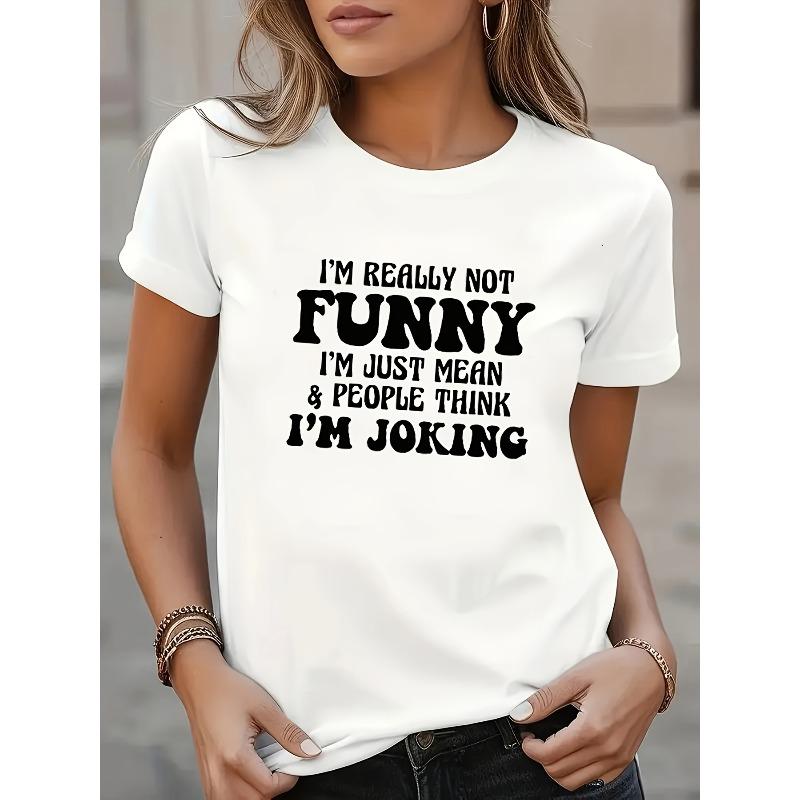 Европейские размеры Популярная Минималистичная Смешная футболка с принтом букв S