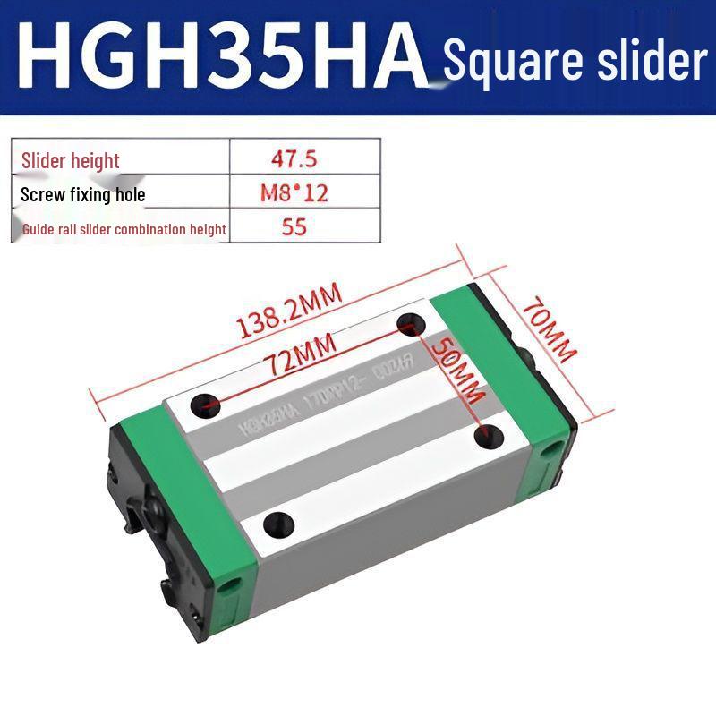 Linear Guide Rail Slider: HGH/EGH15, HGW/EGW20, TRH/25CA, 30/35