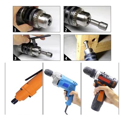 150mm Steel Socket Wrench Adapter Hex Magnetic Nut Driver Sleeve 8-19mm Chrome Vanadium Steel Socket Adapter Hand Tools Parts