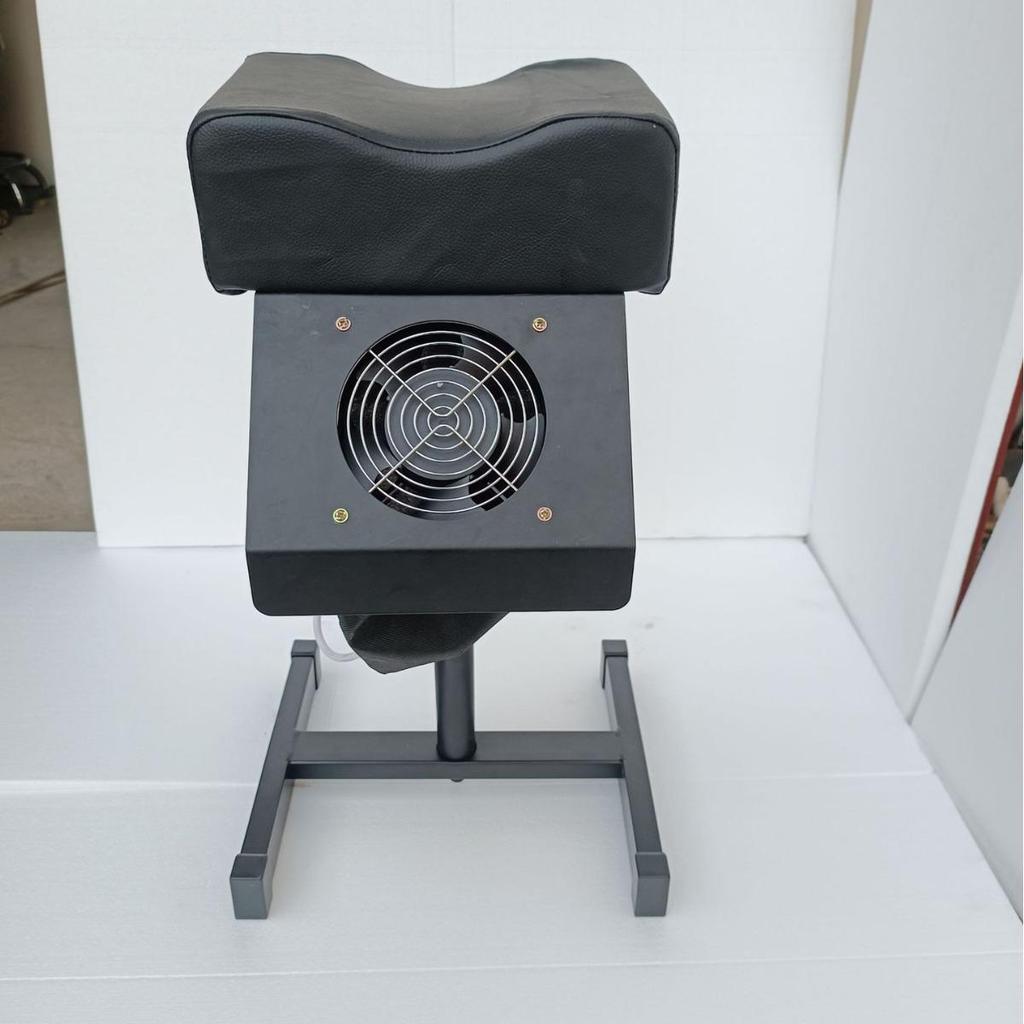 Sgabello Regolabile per Pedicure con Aspiratore, Vassoio per Manicure e Sedia Portatile per Nail Art