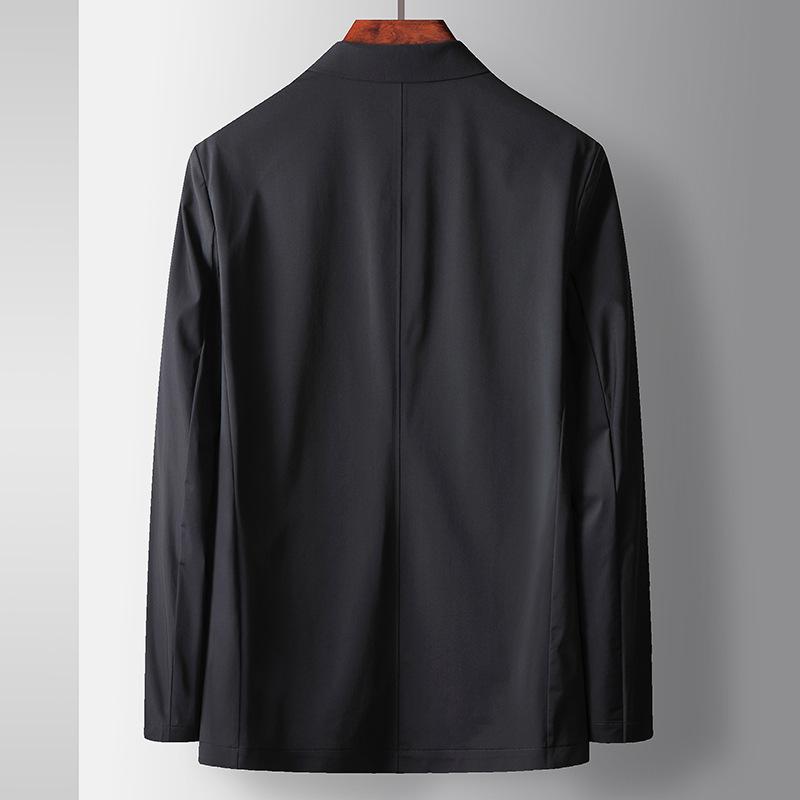 Spring and Summer Light Luxury Business Non-ironing Single West Youth Solid Color Thin Cool Suit Jacket