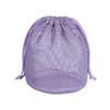 Travel Large Capacity Mesh Nylon Cosmetic Bag Organizer Foldable Casual Mesh Drawstring Bags Rope Bundle Pocket Swim Washing Bag