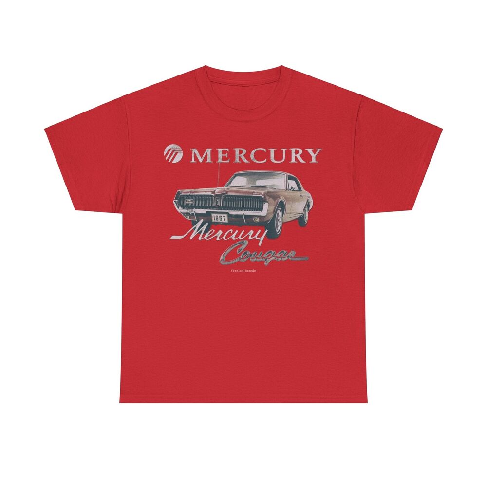 Mercury Cougar Classic Car Nostalgic Tribute T-shirt Unisex T-Shirt XXXXL