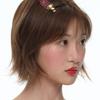 Eireve ROSE GARDEN HAIR CLIP SET (GINGHAM RED/2PCS)