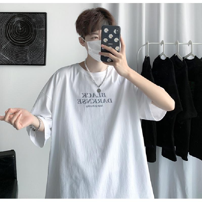

Мужские футболки с коротким рукавом с буквенным графическим принтом, модные футболки с короткими рукавами, мужская одежда, повседневная футболка, мужские летние топы в корейском стиле ретро для 5XL белый