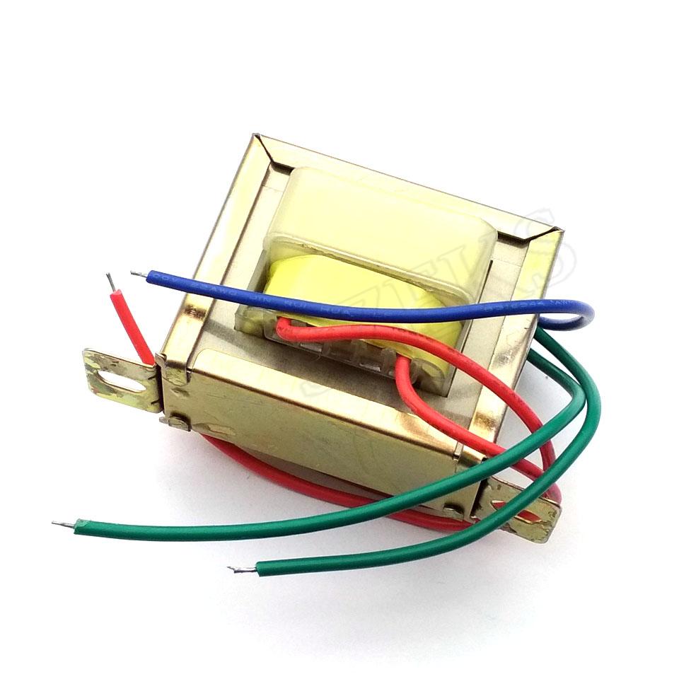 20W EI Ferrite Core Input 220V 50Hz Vertical Mount Electric Power Transformer Output Voltage Doubel 12V