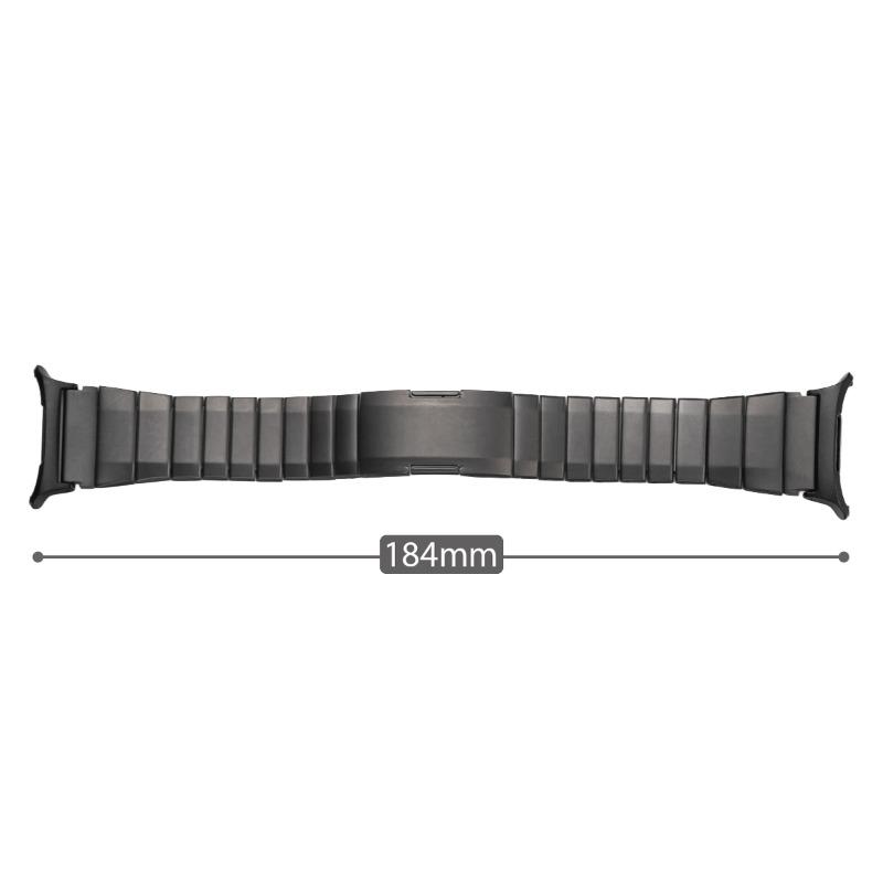 Edelstahlarmband für Samsung Galaxy Watch 8/8 Classic Gebogenes Anschlussdesign für Galaxy Ultra 2025/ 47mm Business-Armband