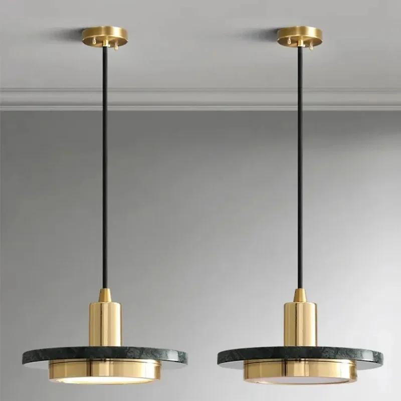 Nordic minimalist restaurant pendent lamp modern hotel dining table lobby lighting home decoration luxurious glass pendent lamp