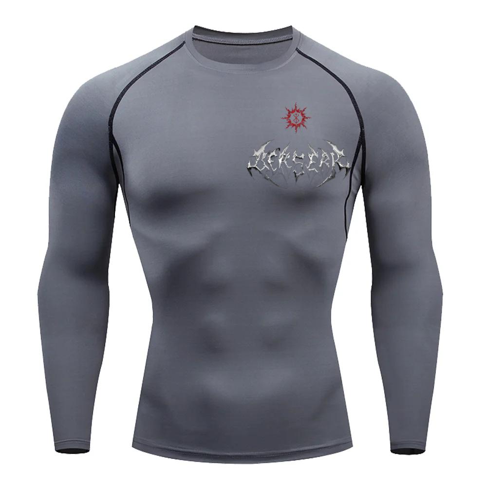 Men Compression T-Shirt for Fitness Running Sports Quick-Dry Guts Breathable Short Sleeves Stretchy Fabric for Summer Workouts