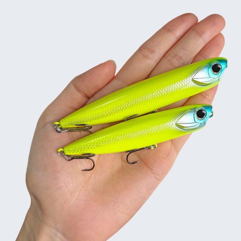 5pcs Topwater Popper Lure Set Small Game Fishing - 9cm 10.5cm ABS Floating Surface Walker
