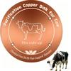 10CM Bird Bath Copper Disk Purification Tray Metal Cleaner Disks Feeder Accessories for Cats Dog Cow Horses Chicken Water Bowl