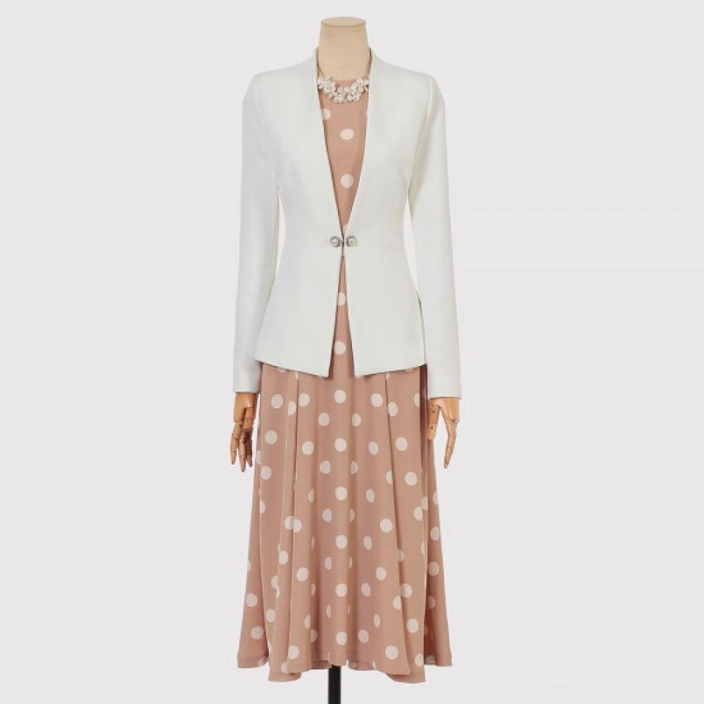 Win Formal Jacket With Chic Cut Brooch Set