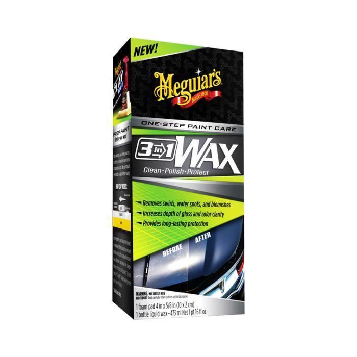 Meguiar's 3-in-1 wax, cire 3 en 1