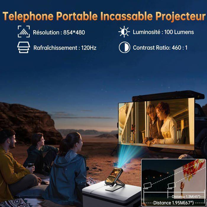 OUKITEL WP100 Titan Telefon Přenosný Nerozbitný 5G 6,8" 33000mAh Nerozbitný Smartphone 100 Lumen Projektor 200 MP Dural SIM/NFC