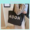 Chic Fashionable Large Capacity Canvas Shoulder Bag For Daily Use And School