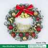 Sanda Holiday Decoration Set: Snowflake Gift Bag, Bell Tag, Bow, and Wreath Photography