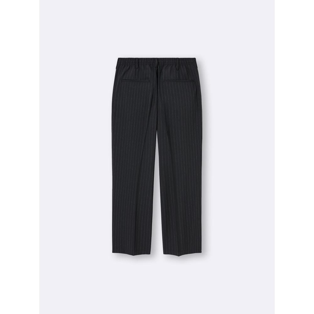 Gu Wide Slacks  Stripe   Length 69.5 73.5cm 