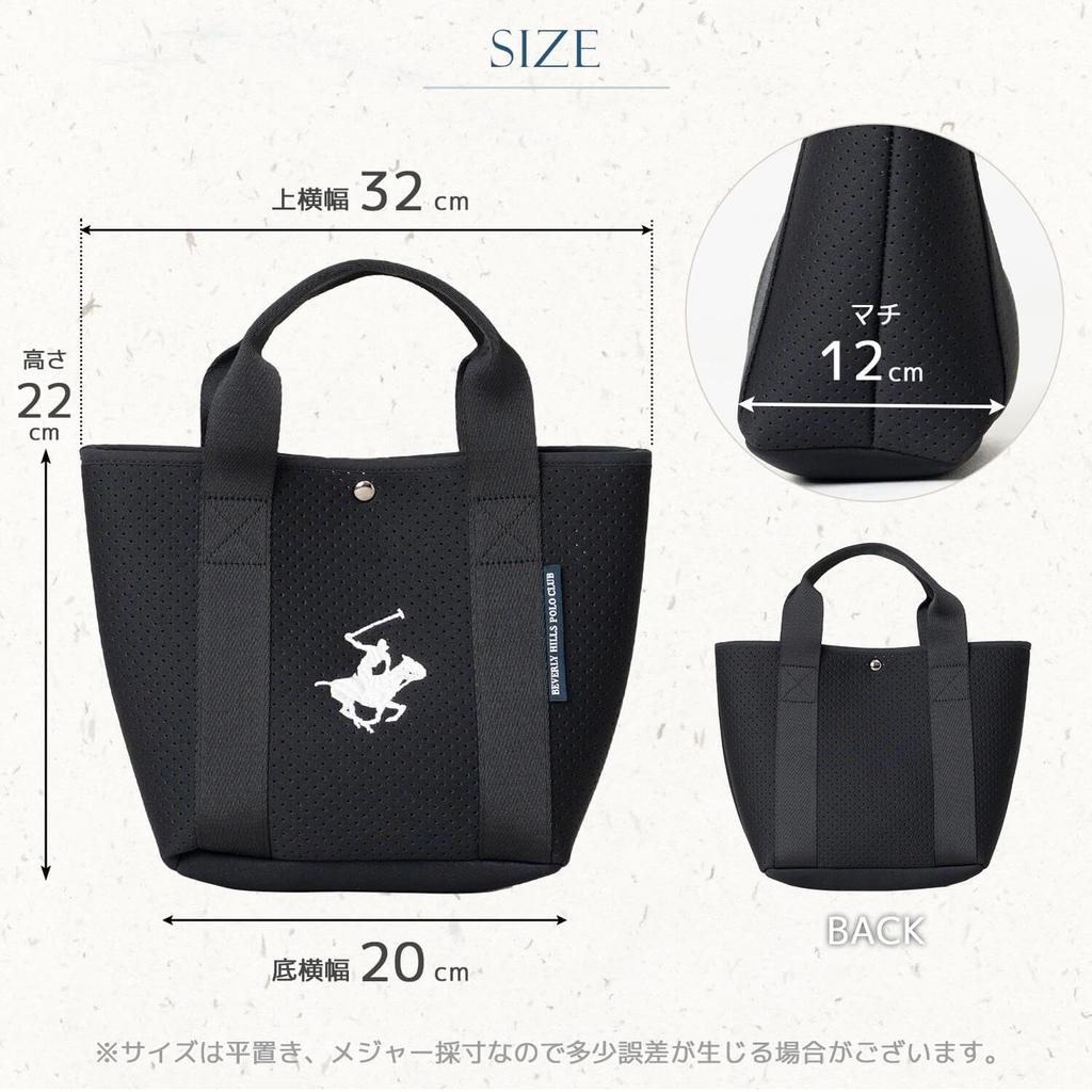 BEVERLY HILLS POLO CLUB Mini-Tragetasche Perforiert Stilvoll Lässige Tasche (BHPC) Tasche, Neopren-ähnliches Material, Leicht, (bm3029)