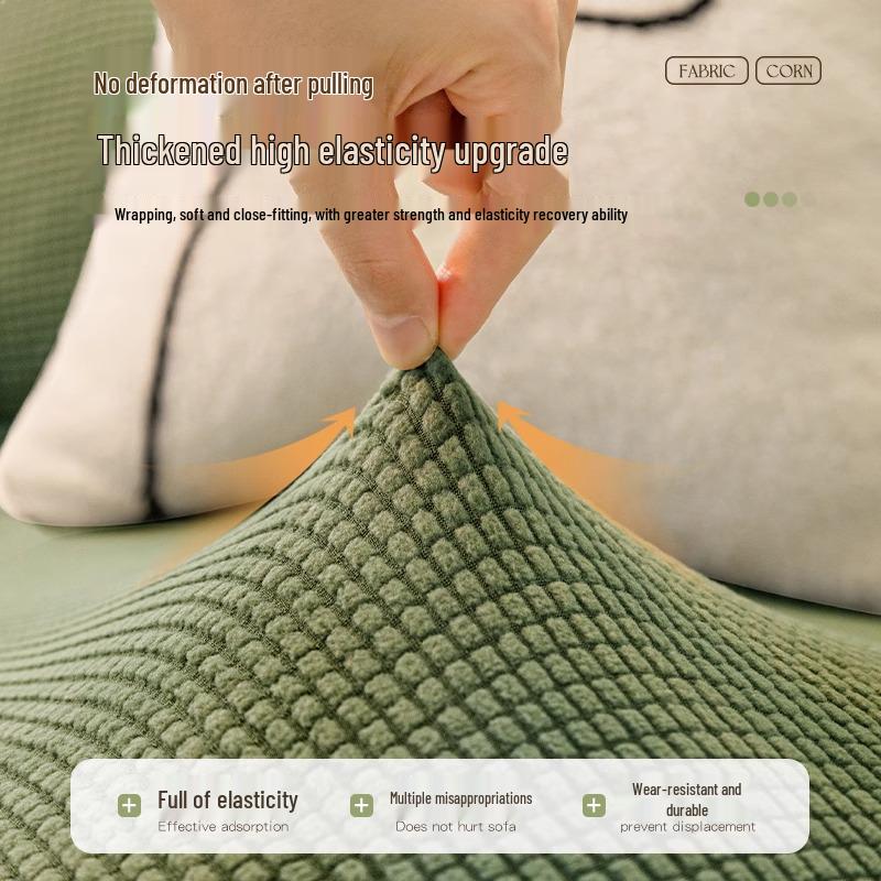 Cat-Scratch-Proof Stretch Sofa Cover, Full Wrap, Universal, Four Seasons Protection, 2025 Model.