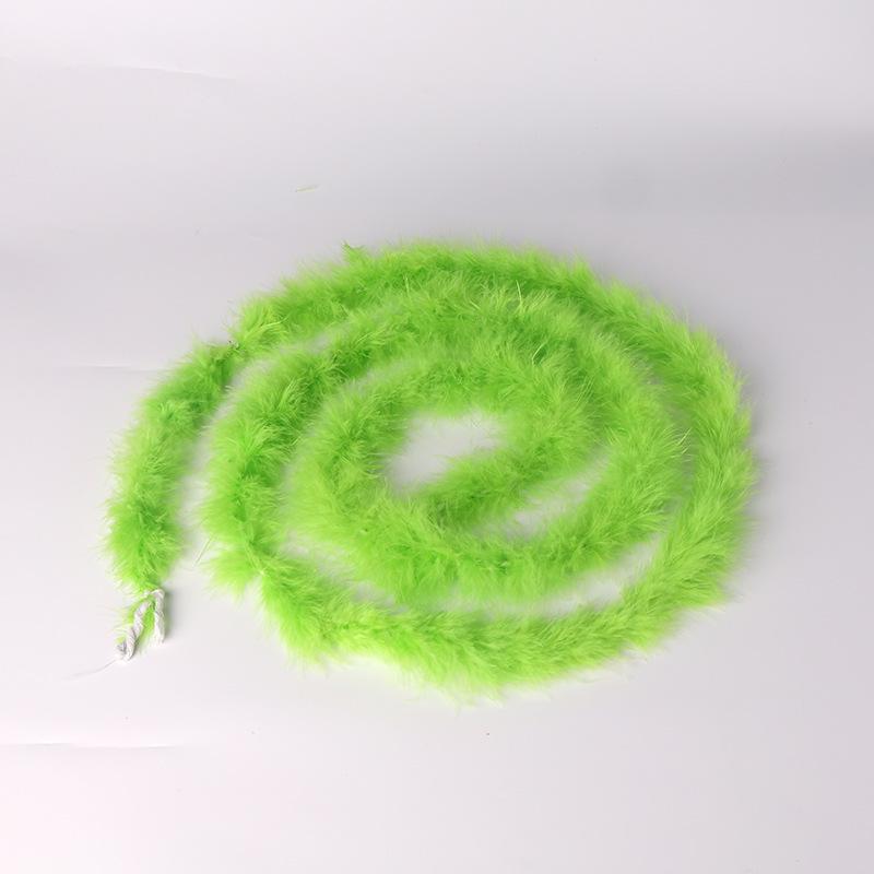 Feather Fleece 2 Meters Turkey Fleece Feather Strip, Flat Fleece Strip, Cartoon Wedding Feather Strip