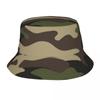 WW2 Camo Bucket Hat Women Unisex Unisex Trendy GerUnisexy Arm Military Camouflage Summer FisherUnisex Cap