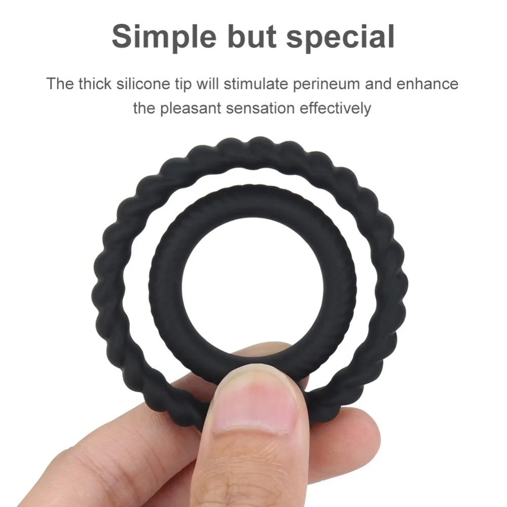Penis Ring Silikon Samen Lock Ring Verzögerung Ejakulation Hohe Elastizität Zeit Anhaltende Cock Ring Sex Spielzeug Für Männer Paare Erwachsene 18 +