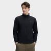Fila White Fashion Classic Simple Casual Versatile Warm Comfortable Stand Collar Zipper Knit Jacket Men jackets Legendary-Blue F11M613501FNV