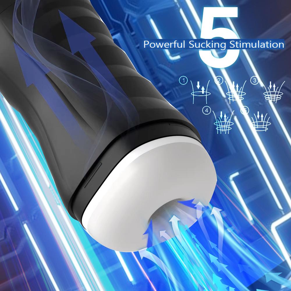 Sucking Masturbator Powerful Vibrating  Male Masturbation Cup Men's Penis Trainer Pocket Pussy Adult Sexy Sex Toy For Men