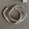 Korean & Japanese Geometric Graffiti Water Drop Bracelet – Retro, Irregular, Hip Hop Style for Women