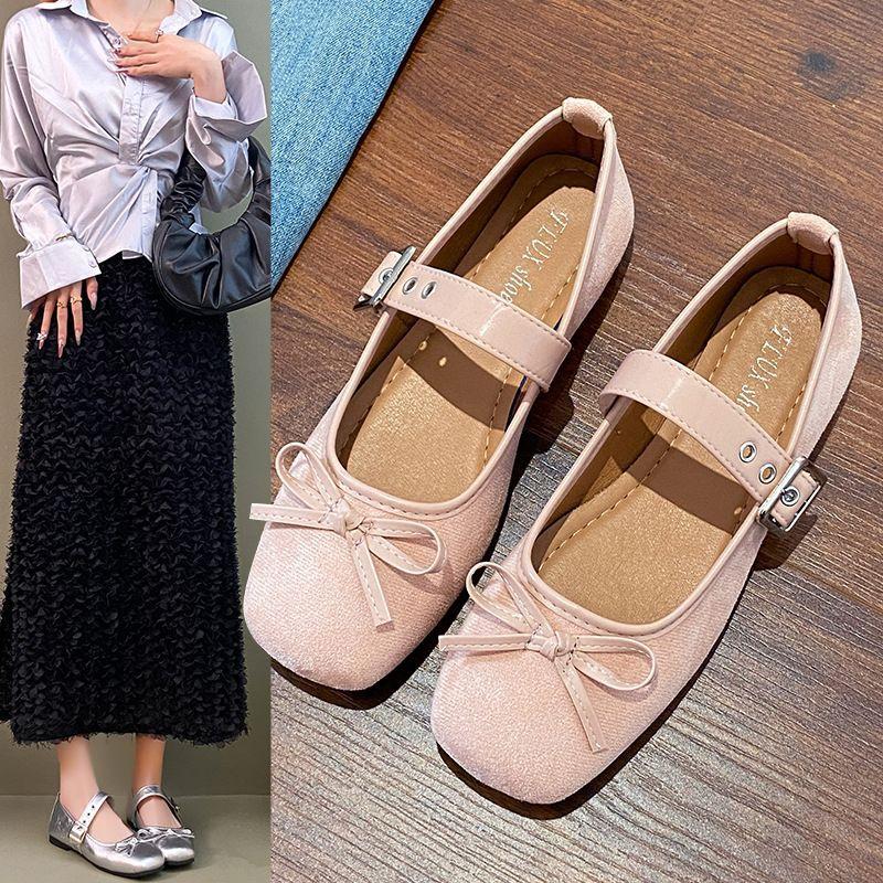 French Fairy Style Gentle Mary Jane Single Shoes Women's Shoes 2025 New Spring Flat Retro Ballet Retro Shoes