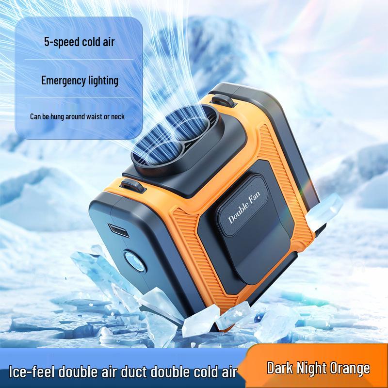 

Summer Sports Cooling Fan: Wearable Relief for Mountaineering, Cycling, and Outdoor Work 123*71*130mm